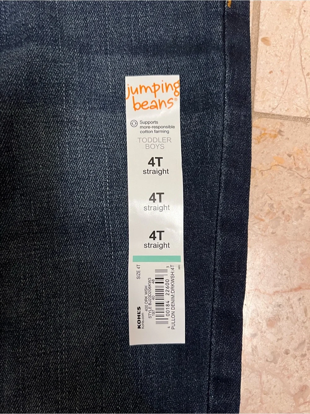 NWT - Jumping Beans Boys Jeans - 4T